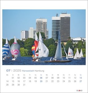 Hansestadt Hamburg Postkartenkalender 2025