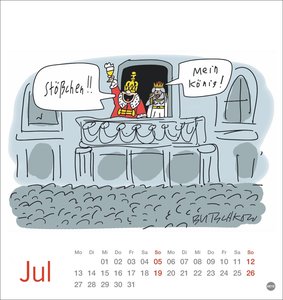 Peter Butschkow: Bier her Postkartenkalender 2026