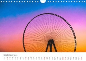Riesenräder - Ein Spaß für jung und alt. (Wandkalender 2023 DIN A4 quer)