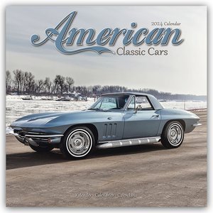 American Classic Cars - Amerikanische Oldtimer 2024 - 16-Monatskalender