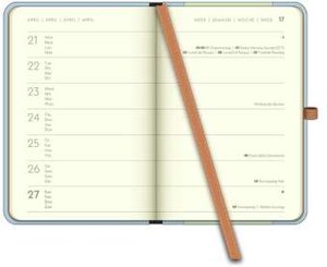 GreenLine Diary Green Vibes 2025 - Buchkalender - Taschenkalender - 10x15