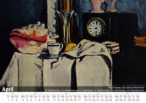 Ausgewählte Werke von Paul Cézanne 2022 - Timokrates Kalender, Tischkalender, Bildkalender - DIN A5 (21 x 15 cm)