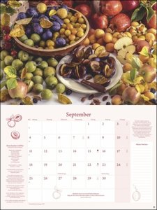 Küchenkalender Broschur XL 2023.Praktischer und dekorativer Kalender für die Küche: Tolle Fotos und viel Platz für Termine in einem hochwertigen Broschürenkalender.