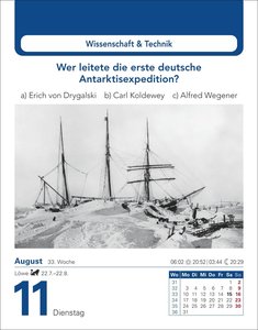 Allgemeinbildung Tagesabreißkalender 2026