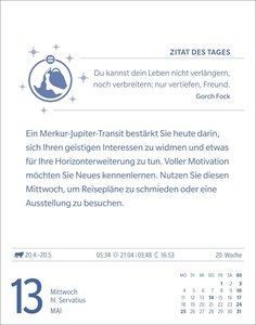 Wassermann Sternzeichenkalender 2026