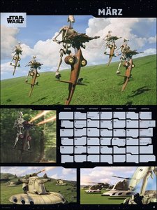 Star Wars Broschur XL Kalender 2022
