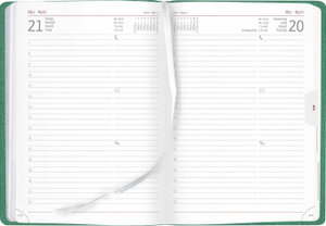 Buchkalender Nature Line Forest 2025 - Taschen-Kalender A5 - 1 Tag 1 Seite - 416 Seiten - Umwelt-Kalender - mit Hardcover - Alpha Edition