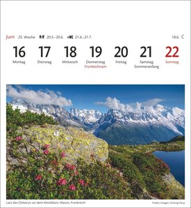 Alpen Sehnsuchtskalender 2025