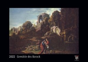 Gemälde des Barock 2022 - Black Edition - Timokrates Kalender, Wandkalender, Bildkalender - DIN A4 (ca. 30 x 21 cm)