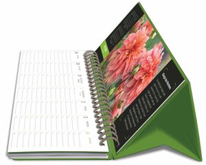 Die Welt der Gärten Premium-Tischplaner 2026 - Wochenkalender mit 53 Fotografien