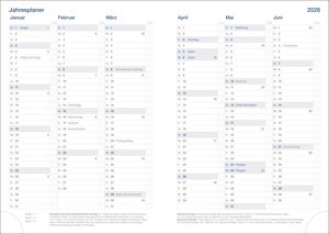 Wochen-Cheftimer A5, blau 2026