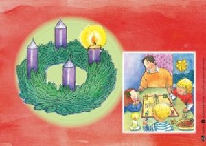 Advent und Weihnachten. Kamishibai Bildkartenset