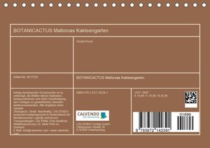 BOTANICACTUS Mallorcas Kakteengarten (Tischkalender 2021 DIN A5 quer)