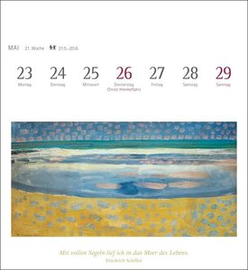 Malerei ist Poesie ohne Worte Kalender 2022