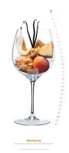 Weinaromen 2025 - Wandkalender - Weinsorten und wonach sie schmecken Hoch-Format 22 x 49,5 cm