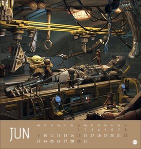 The Mandalorian Postkartenkalender 2025