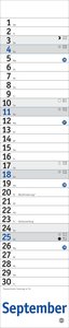 Planer Mini-long, blau Kalender 2022