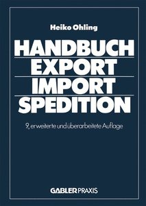 Handbuch Export — Import — Spedition