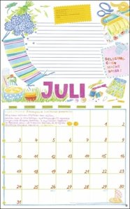 Gabi Kohwagner: Mein persönlicher Kalender 2023. Detailreich illustrierter Kalender zum Aufhängen mit viel Platz für Organisatorisches. Wandkalender 2023 zum Eintragen.