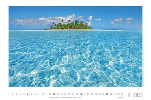 Die Kunst der Fotografie - Wasser 2023 - Bildkalender 49,5x33 cm - herrliche Landschaftsbilder - Wandkalender - Wandplaner - Naturkalender