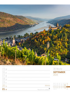 Abenteuer Deutschland - Naturparadiese Wochenplaner Kalender 2025