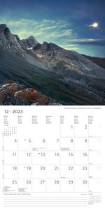 Alpen 2023 - Broschürenkalender 30x30 cm (30x60 geöffnet) - Kalender mit Platz für Notizen - The Alps - Bildkalender - Wandplaner - Naturkalender