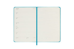 Moleskine 18 Monate Wochen Notizkalender - Color 2022/2023, Pocket/A6, Manganblau