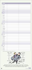 Loriot Planer für zwei Kalender 2022