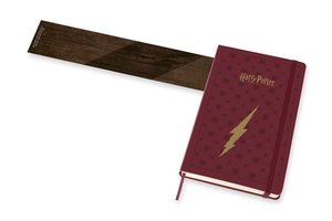 Moleskine 12 Monate Tageskalender 2022 - Harry Potter, Large/A5, Bordeaux Rot