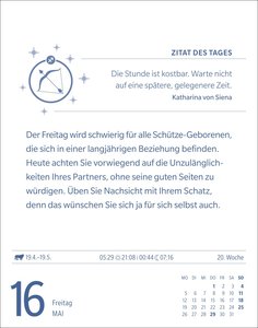 Schütze Sternzeichenkalender 2025