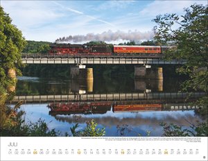 Feurige Dampfloks Posterkalender 2026