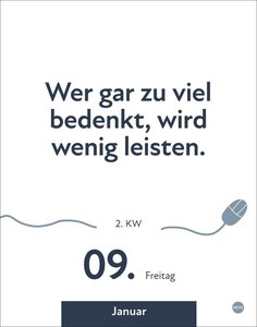 Die besten Sprüche für lange Bürotage Tagesabreißkalender 2026