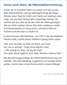 Was so nicht im Lexikon steht Tagesabreißkalender 2026