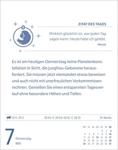 Jungfrau Sternzeichenkalender 2026