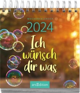 Mini-Wochenkalender Ich wünsch dir was 2024