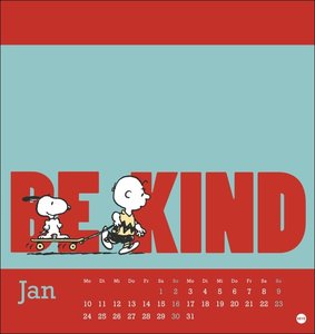 Peanuts Postkartenkalender 2022