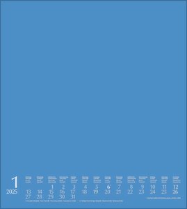 Foto-Malen-Basteln Bastelkalender blau 2025