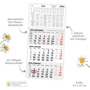 Trötsch Dreimonatskalender Drei-Monatskalender 2025