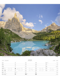 Weltnaturerbe Dolomiten Kalender 2023