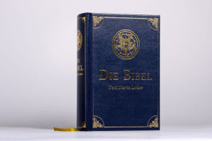 Die Bibel - Altes und Neues Testament. In Cabra-Leder gebunden mit Goldprägung