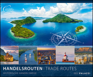Handelsrouten 2022 - Bild-Kalender - Wand-Planer - 60x50
