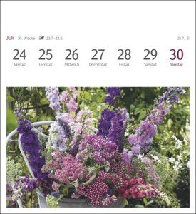 Blumenpracht Postkartenkalender 2023
