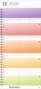 Bunte Wochen Planer für 2 2026