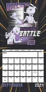 Pokémon Broschurkalender 2024. Tolle Motive für alle Fans von Serie, Videospielen und Pokémon Go in einem Kalender. Praktischer Wandkalender 2024 zum Eintragen.