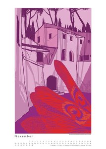 Kat Menschik illustriert Literatur – Literarischer Posterkalender in Bildern 2025 – Wand-Kalender von DUMONT – Format 50 x 70 cm