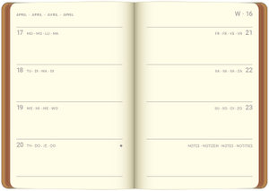 CLAY 2023 - Diary - Buchkalender - Taschenkalender - 8x11,5