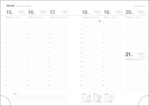 Cheftimer A5 mit Wochenkalender 2024. Goldener Terminkalender in Aluoptik. Buch-Kalender mit Eckperforation und Spiralbindung. Taschenkalender 2024 zum Planen von Terminen.