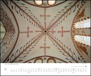 Gewölbe des Himmels 2023 – Decken in Kirchen und Sakral-Bauten – Wandkalender 60 x 50 cm – Spiralbindung