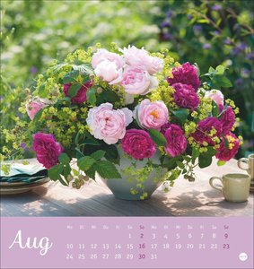 Herzliche Blumengrüße Postkartenkalender 2026
