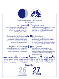 Der Mond 2023  - Tagesabreißkalender